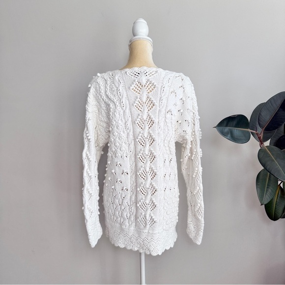 Vintage bubble knit sweater by Yarnworks - Picture 5 of 6